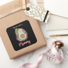 Min nya Namn är Mamma Fyrkantigt Klistermärke