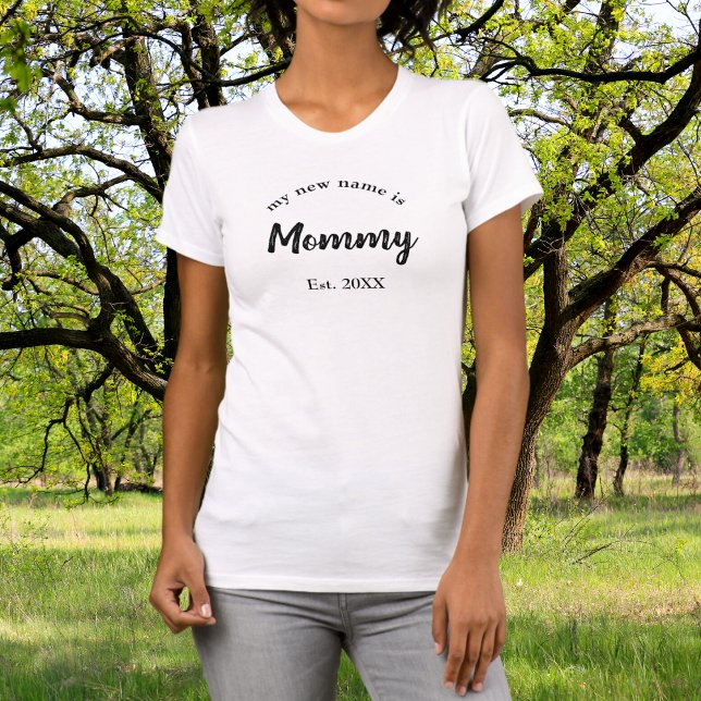 Min nya Namn är Mamma New Mor T Shirt (Skapare uppladdad)