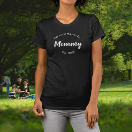 Min nya Namn är Mamma på Black Est T-Shirt