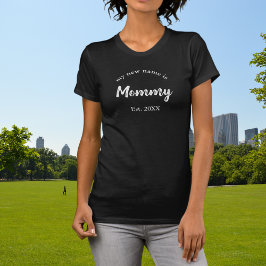 Min nya Namn är Mamma på Black T-Shirt