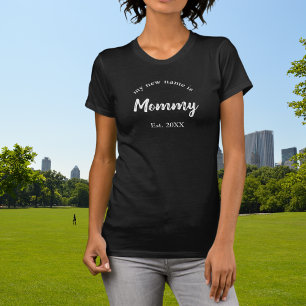 Min nya Namn är Mamma på Black T-Shirt