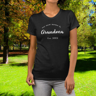 Min nya Namn är mormor på Black T-Shirt
