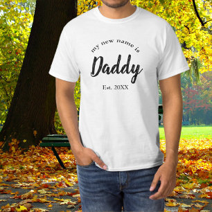 Min nya Namn är pappa New pappa T Shirt