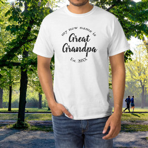 Min nya Namn är Underbar Grandpa Est T Shirt
