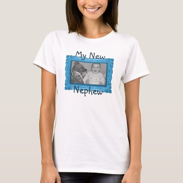 "Min nya Nephew-skjorta" T-shirt (Framsida)
