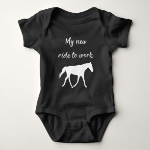 Min Nya Ritt Till Jobbet Med Häst Roligt T Shirt