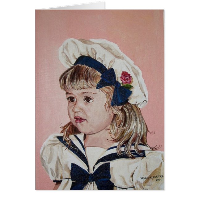 Min nya sjömankostym hälsningskort (Framsidan)