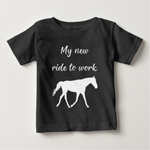 Min nya tid att arbeta med Horse Funny T Shirt