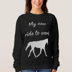 Min nya tid att arbeta med Horse Funny T Shirt
