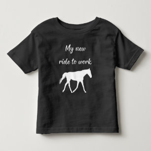 Min nya tid att arbeta med Horse Funny T Shirt