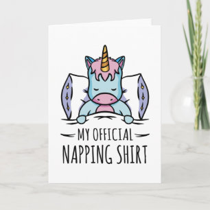Min officiell bläddrar med sovande Unicorn Kort