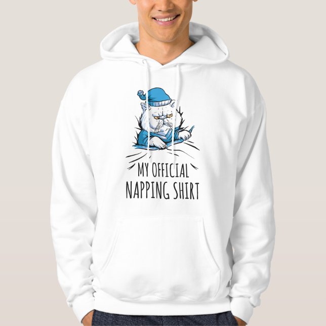 Min officiell blöjor med sovande Hund Hoodie (Framsida)