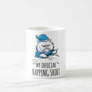 Min officiell blöjor med sovande Hund Kaffemugg