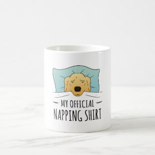 Min officiell blöjor med sovande Hund Kaffemugg