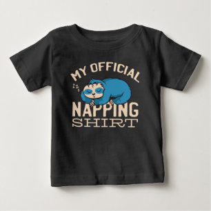 Min officiell blöjskjorta, Lazy sov Sloth T Shirt