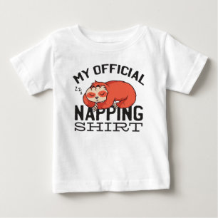 Min officiell blöjskjorta - Lazy sov Sloth T Shirt