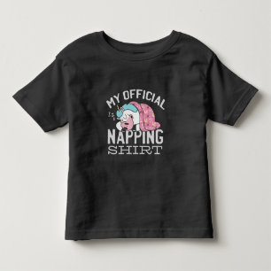 Min officiell blöjskjorta - Lazy sover Unicorn T Shirt