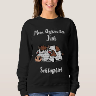 Min Officiell Cow Sreakklänning Nightdress Pajamas T Shirt