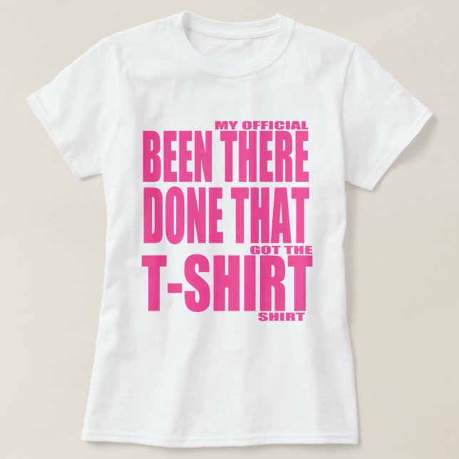 Min Officiell var där vid Harna T Shirt (Design framsida)