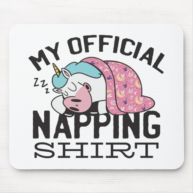 Min officiella tupplärsshirt - Lat sovande Enhörni Musmatta (Framsidan)