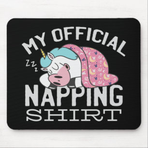 Min officiella tupplärsshirt - Lata sovande enhörn Musmatta