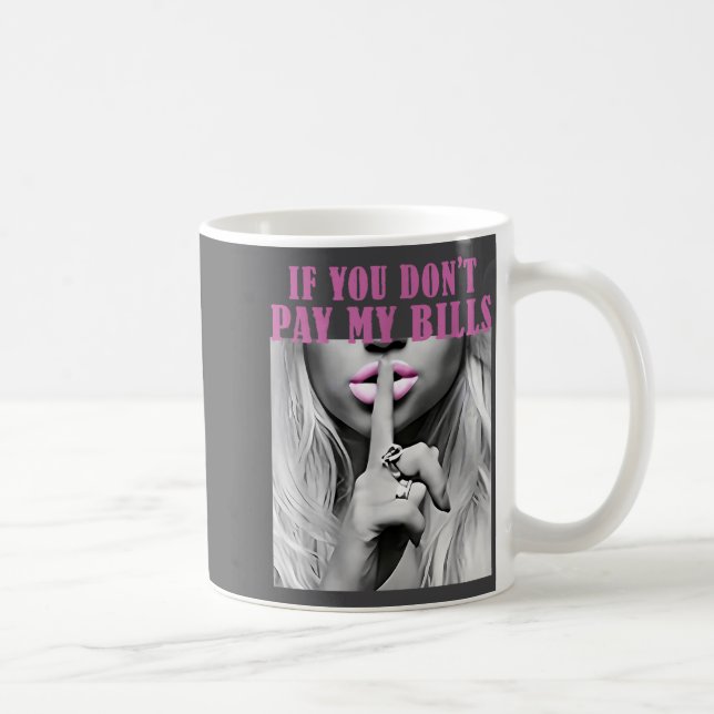 Min Om Inte Betalar Räningar Tyst Kaffemugg (Höger)