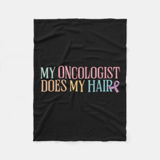 Min onkolog gör mitt hår _ kemoterapi _ fleecefilt