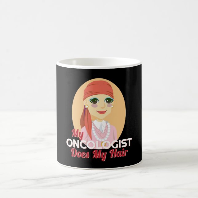 Min onkolog orsakar min Hair Chemo sjukdom Kaffemugg (Center)