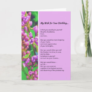 Min önskan för din födelsedag... kort