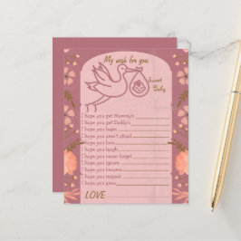 Min önskan om att du ska bära Baby-Game Lakan