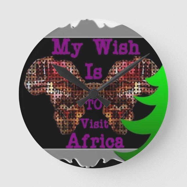 Min önskan rund klocka (Framsida)