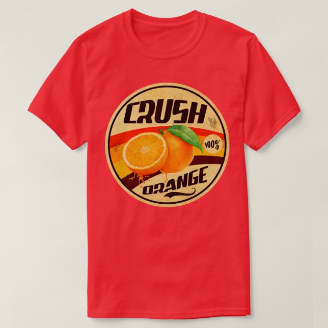 Min Orange Crush T Shirt (Design framsida)
