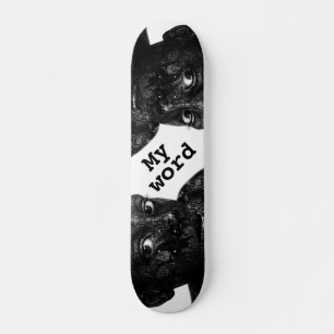 min ord i blacq mini skateboard bräda 18,7 cm