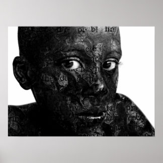 min ord i blacq poster