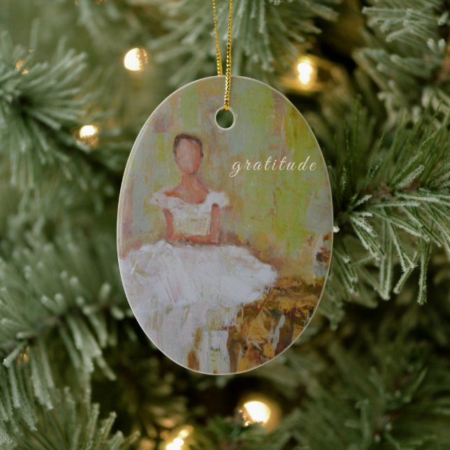 Min ord julgransprydnad keramik (Träd)