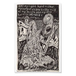 Min ord kom tillbaka till mig... fototryck