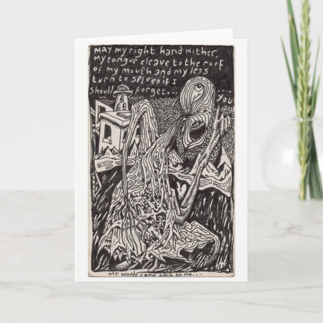 Min ord kom tillbaka till mig... kort (Framsida)