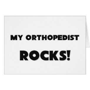 MIN OrthopedistSTENAR! Hälsningskort