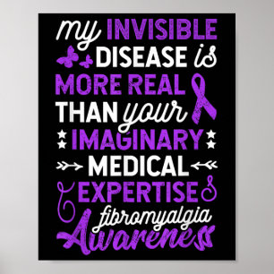 Min osynliga sjukdom är mer påtaglig, fibromyalgi poster