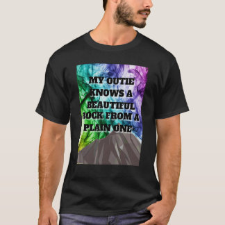 Min Outie känner en vacker Sten från en slapp. T Shirt