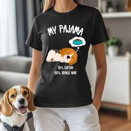 Min Pajama - 10 % bomull, 90 % Beagle Hair T Shirt