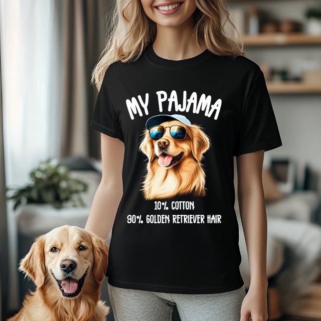 Min Pajama - 10 % bomull, 90 % Golden Retriever Ha T Shirt (Skapare uppladdad)