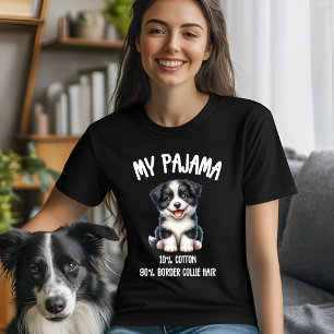Min Pajama - 10 % bomull, 90 % Gräns Collie Hair T Shirt