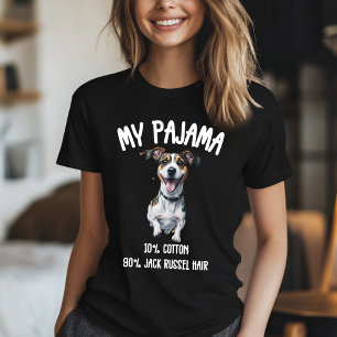 Min Pajama: 10 % bomull, 90 % Jack Russell Hair Fu T Shirt