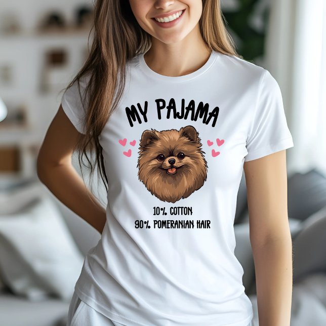 Min Pajama - 10 % bomull, 90 % Pommern Hair T Shirt (Skapare uppladdad)