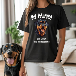 Min Pajama - 10 % bomull, 90 % Rottweiler Hair T Shirt