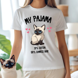 Min Pajama - 10 % bomull, 90 % siamesisk luft T Shirt