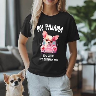 Min Pajama-Cute Chihuahua Älskare-gåva till Hundäg T Shirt