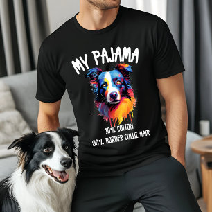 Min Pajama - Funny Gräns Collie Gift för Hundägare T Shirt