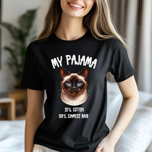 Min Pajama Siamese Cat T Shirt